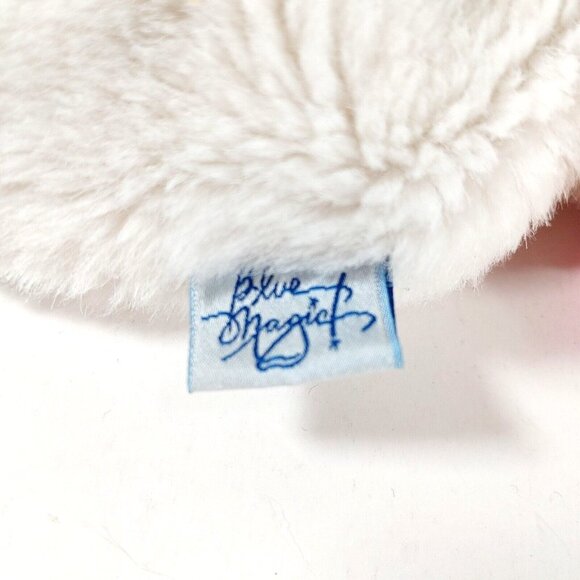 Blue Magic Plush Mouse Rat Hand Puppet White Soft Stuffed Animal Vintage - Picture 4 of 4